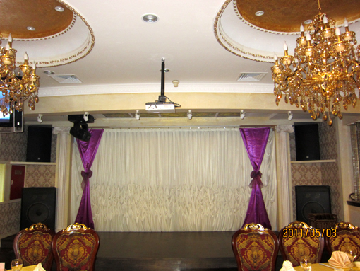 北京章丘大厦宴会厅音视频系统工程