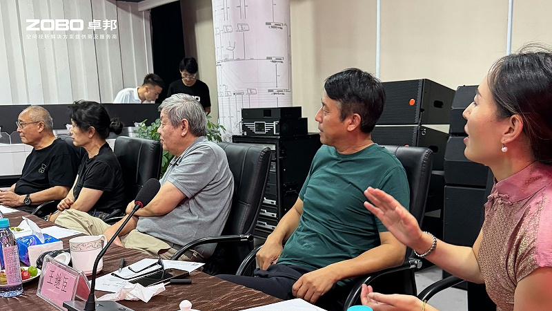 热烈欢迎中国舞台美术学会91麻豆精品秘密入口专业委员会一行莅临ZOBO麻豆影院91性欲调研