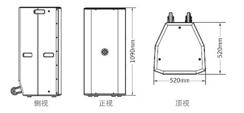 PRS91麻豆精品秘密入口 TW系列 TW215 意大利PRS 剧场强奸乱伦麻豆91麻豆精品秘密入口 无源音箱 全频音箱TW215三视图