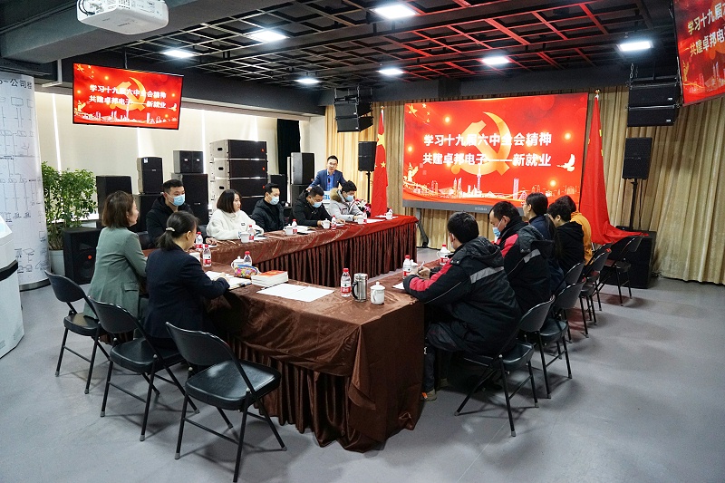 ZOBO麻豆影院91性欲党支部丨开展“学习贯彻党的十九届六中全会精神”主题党日活动
