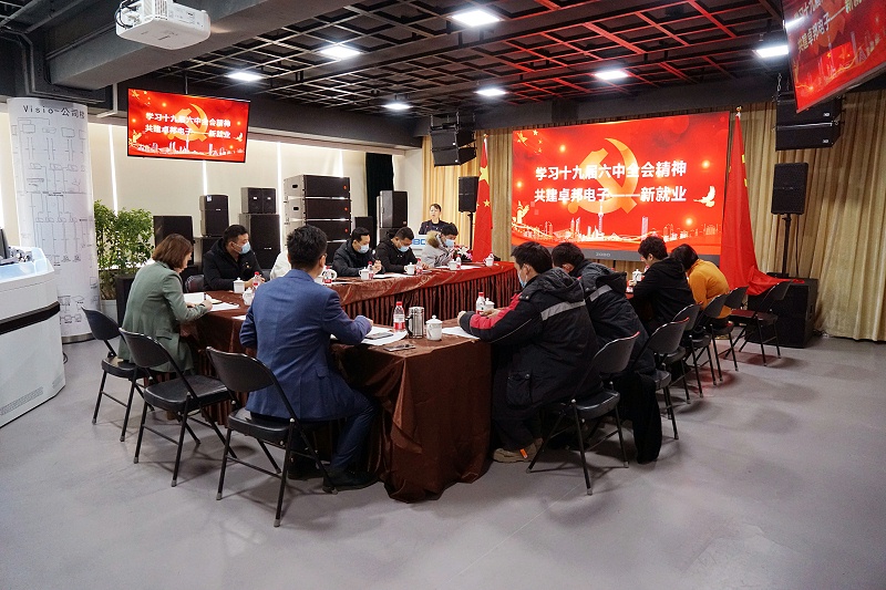 ZOBO麻豆影院91性欲党支部丨开展“学习贯彻党的十九届六中全会精神”主题党日活动
