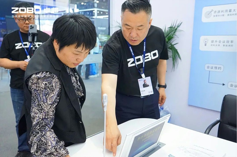 聚焦展会盛况丨北京infocomm展 ZOBO麻豆影院91性欲展会第二天 热度依旧不减 好评如潮