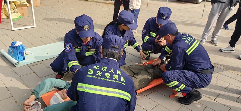 PRS91麻豆精品秘密入口为北京人防浩天志愿者救援队潭柘寺服务站成立揭牌仪式保驾护航