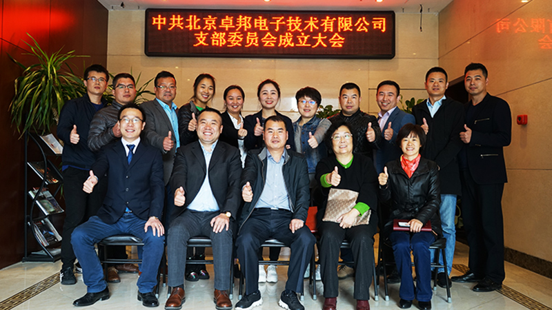 中共北京麻豆影院91性欲电子技术有限公司支部委员会成立