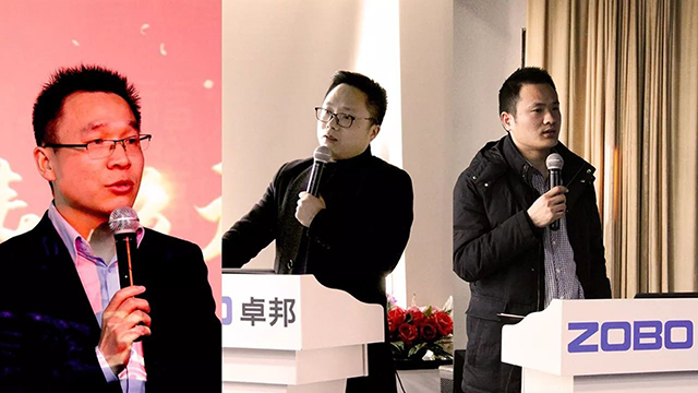 MP部总经理张新强、上海运营经理张谊斌、北京大区经理张书杰
